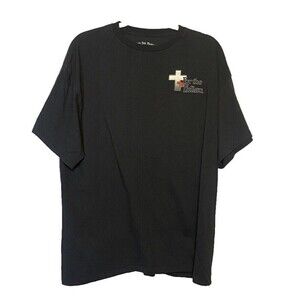 Black Ink Design T-Shirt Men's Size XXL "For the Fallen"  U.S. Military Top